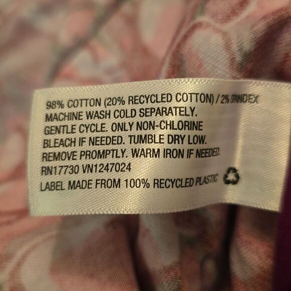 Kika Vargas Women's size 6‎ Hot pink Floral Mock Wrap Zip Mini Skirt pockets - Picture 6 of 8